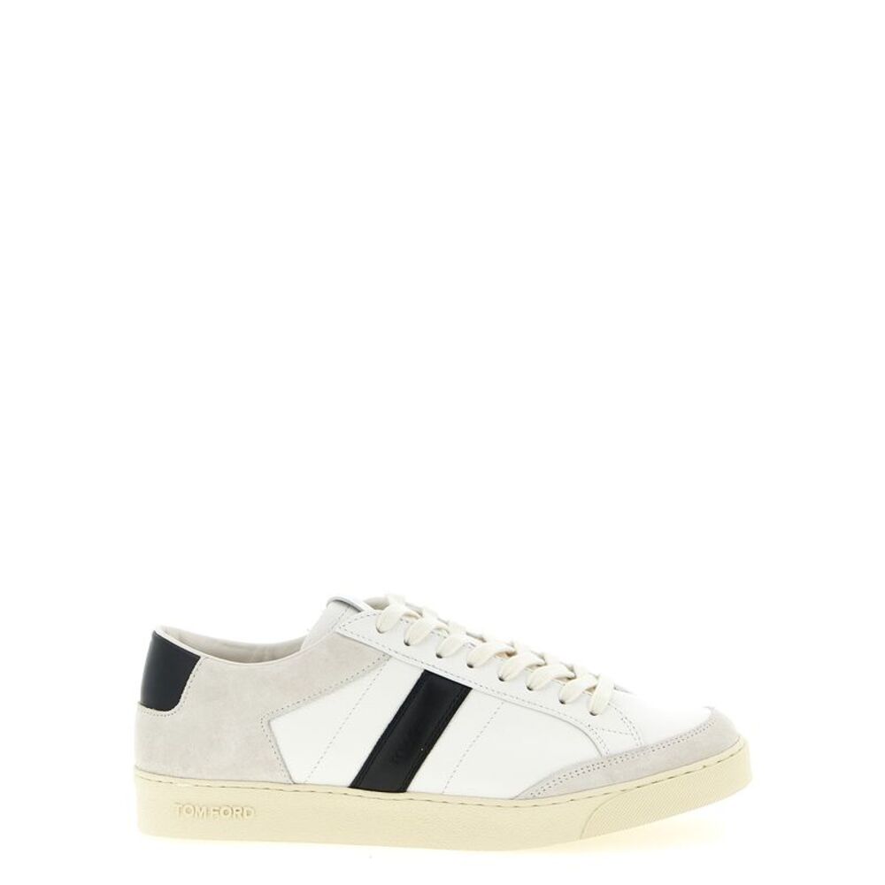 Tom Ford Bicolor Leather Low Top Men's Sneakers